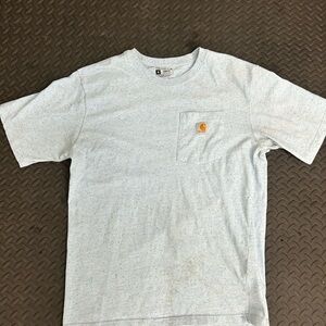 Carhartt Men's Light Blue Pocket T-Shirt